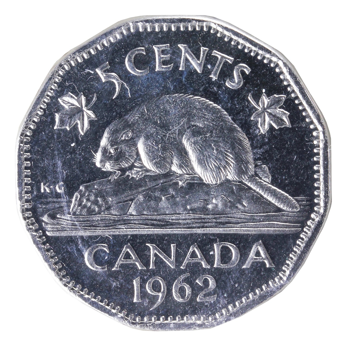 1962 Canada 5-cents ICCS Certified PL-66 Cameo