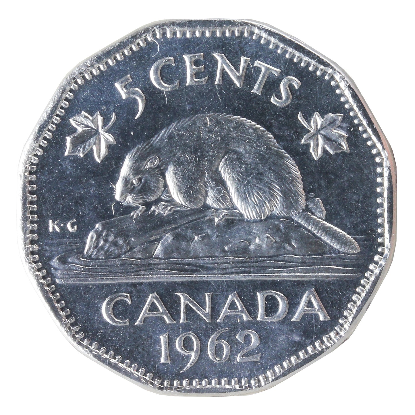 1962 Canada 5-cents ICCS Certified PL-65