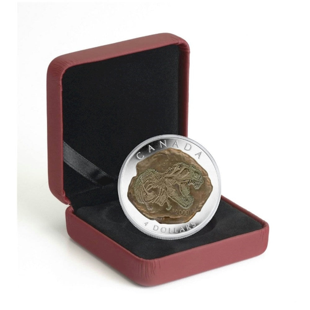 2009 Canada $4 Dinosaur Collection - Tyrannosaurus Rex Fine Silver (No Tax)