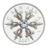 2007 Canada $20 Iridescent Crystal Snowflake Sterling Silver Coin