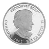 2007 Canada $25 Alpine Skiing Olympic Sterling Silver Hologram Coin