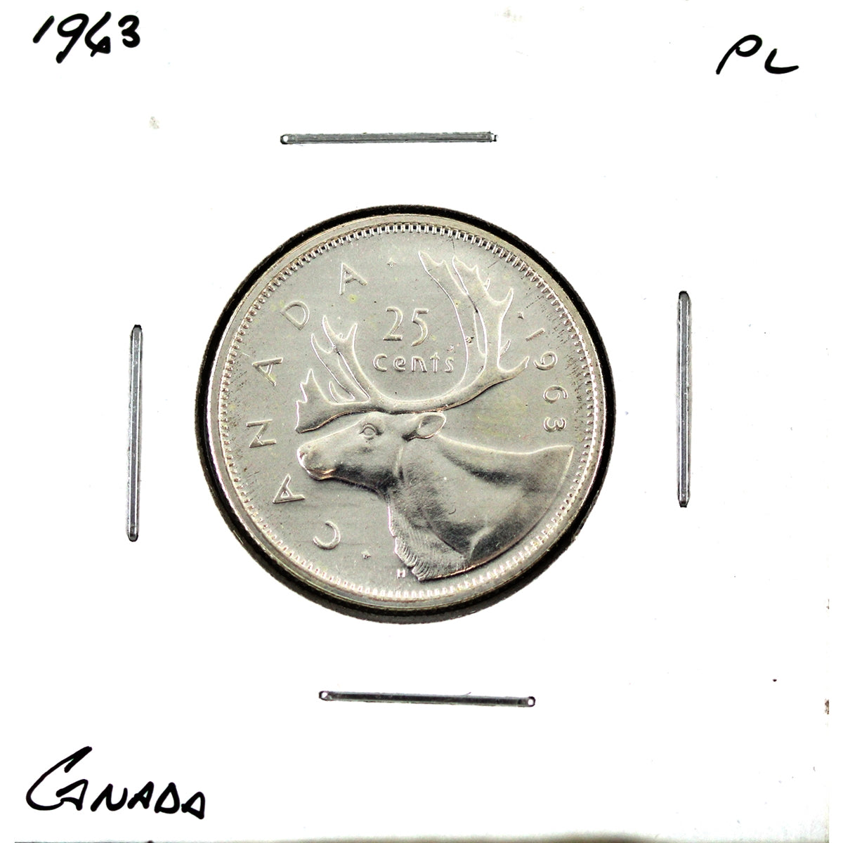 1963 Canada 25-cents Proof Like