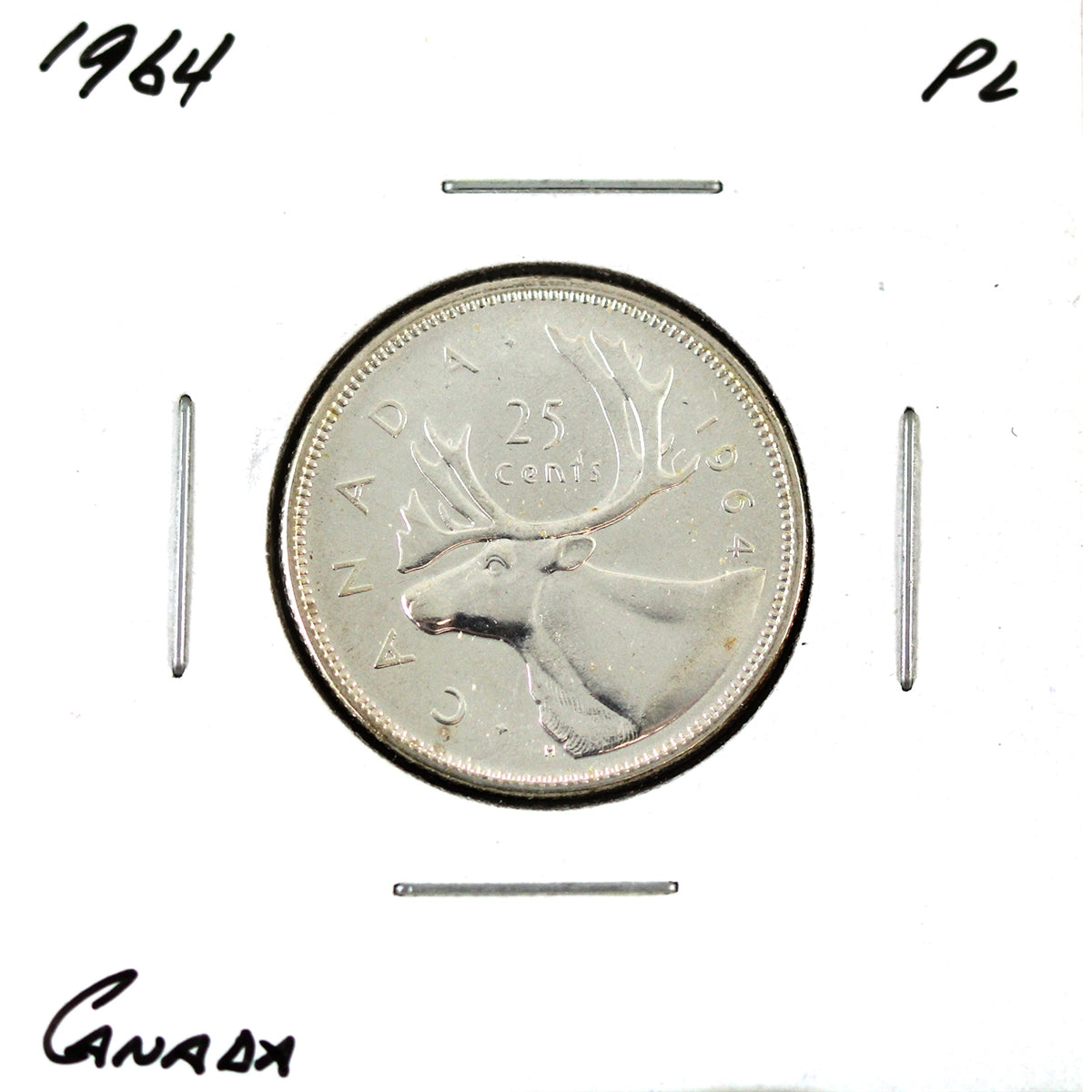 1964 Canada 25-cents Proof Like