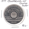 1977 Goderich, ON, Tiger Dunlop Dollar Trade Token