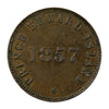 PE-7C3 1857 PEI Self Government and Free Trade Token Extra Fine (EF-40) $