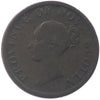 NS-1E4 1840 Nova Scotia Victoria Thistle Half Penny Token VG-F (VG-10)