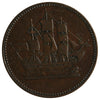 PE-10-45 No Date (1835) PEI Rotated Die Ships & Colonies Token Extra Fine (EF-40) $