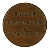 PE-10-39 1835 PEI Ships & Colonies Line to Sprit-Sail Token EF-AU (EF-45) $