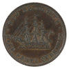 NB-1B 1854 New Brunswick Half Penny Currency Token Extra Fine (EF-40) $