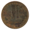 NB-2A 1843 New Brunswick Victoria Dei Gratia Regina Penny Token VF-EF (VF-30) $