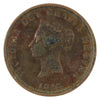 NB-2A 1843 New Brunswick Victoria Dei Gratia Regina Penny Token VF-EF (VF-30) $