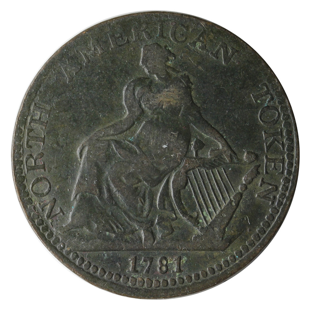 1781 North American Copper Token F-VF (F-15) $