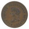 NS-22A 1838 Nova Scotia Trade & Navigation Penny Token Extra Fine (EF-40) $