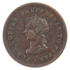 NS-22A 1838 Nova Scotia Trade & Navigation Penny Token VF-EF (VF-30) $