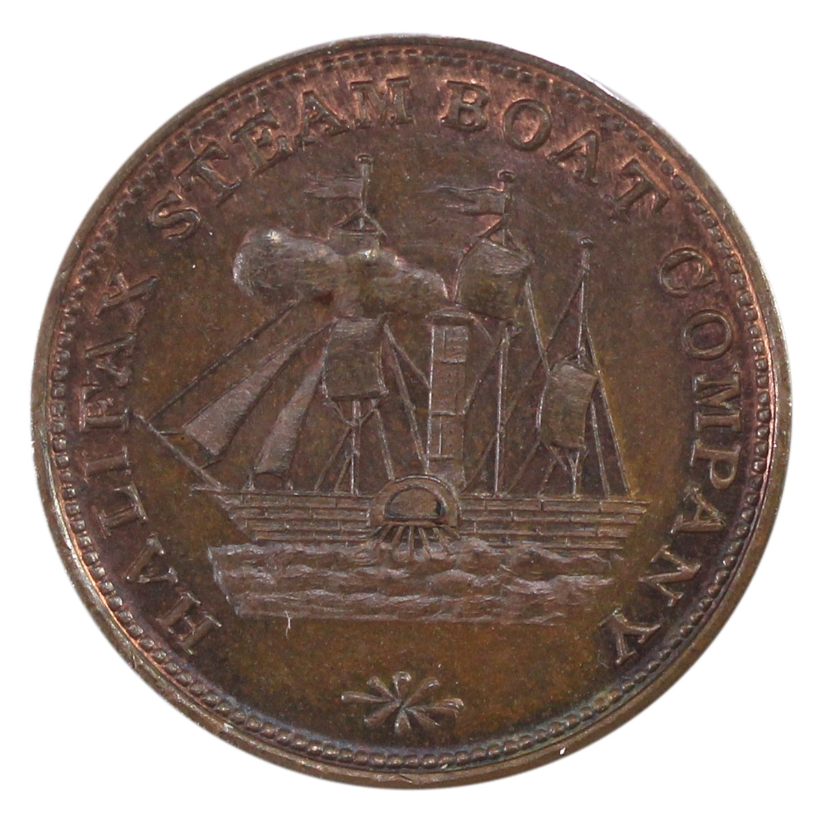 TR-1 Halifax Steamboat Factory Ferry Token Uncirculated (MS-60) $