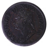 NS-2B1 1832 Nova Scotia George IV Thistle Penny Token ICCS Certified EF-40