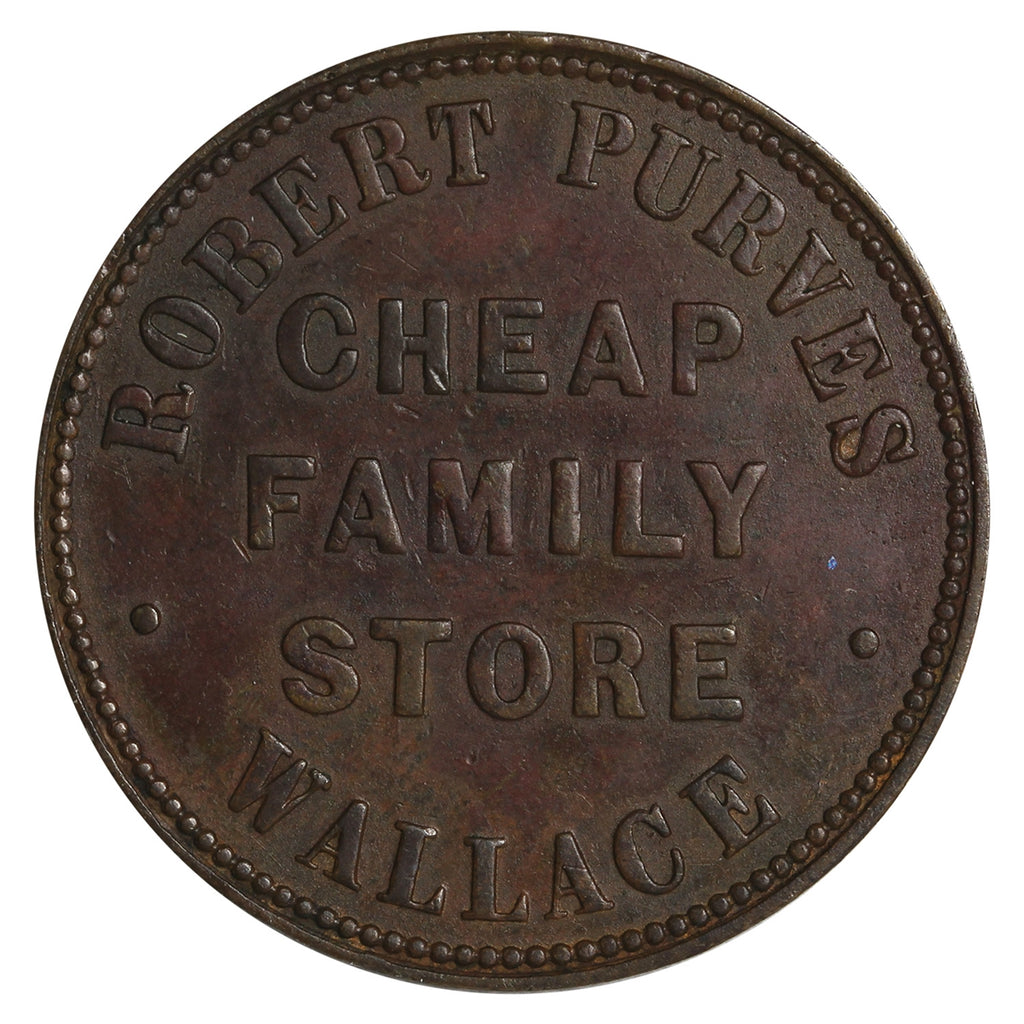 MT-5 Robert Purves Wallace NS Merchant Token EF-AU (EF-45) $