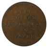 AM-4 Pure Copper Preferable to Paper Halfpenny Token Extra Fine (EF-40) $