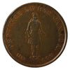 LC-8B2 1837 Lower Canada, Quebec Bank Half Penny Token EF-AU (EF-45) $