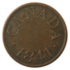 LC-13B 1841 Lower Canada Half Penny Token VF-EF (VF-30) $