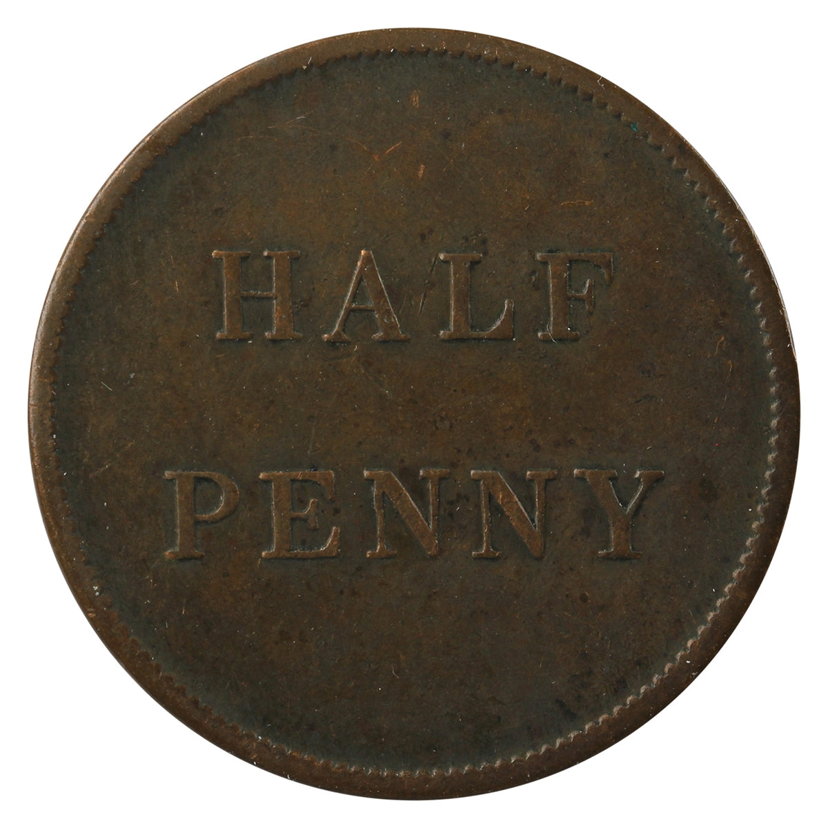 LC-13B 1841 Lower Canada Half Penny Token VF-EF (VF-30) $