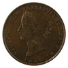 NS-5A1 1856 Nova Scotia Victoria Mayflower Half Penny Token Almost Uncirculated (AU-50) $