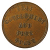 PE-7C1 1857 PEI Self Government &amp; Free Trade Token Extra Fine (EF-40) $