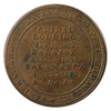 WE-11A6 Wellington Cuidad Rodrigo Badajoz Salamanca Half Penny Token Almost UNC (AU-50) $