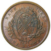 LC-9B2 1837 Lower Canada, Quebec Bank Deux Sous Penny Token Uncirculated (MS-60) $