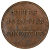 PE-10-30 (1835) PEI Ships Colonies & Commerce Brilliant UNC (MS-63) Lustrous Brown $