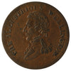 WE-10A2 1816 Wellington Waterloo Half Penny Token AU-UNC (AU-55) $