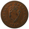 WE-10A2 1816 Wellington Waterloo Half Penny Token AU-UNC (AU-55) $