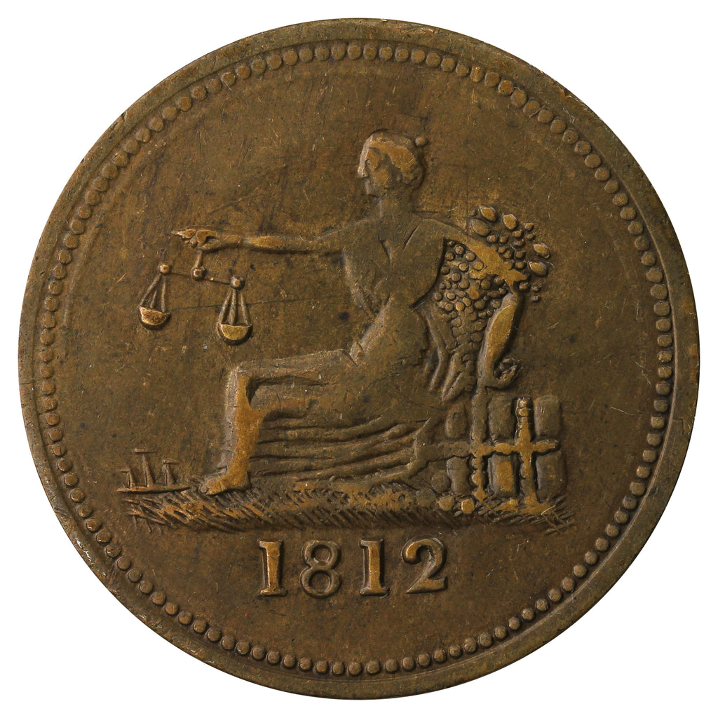 LC-48-3 1812 Lower Canada Tiffin Token Uncirculated (MS-60) $