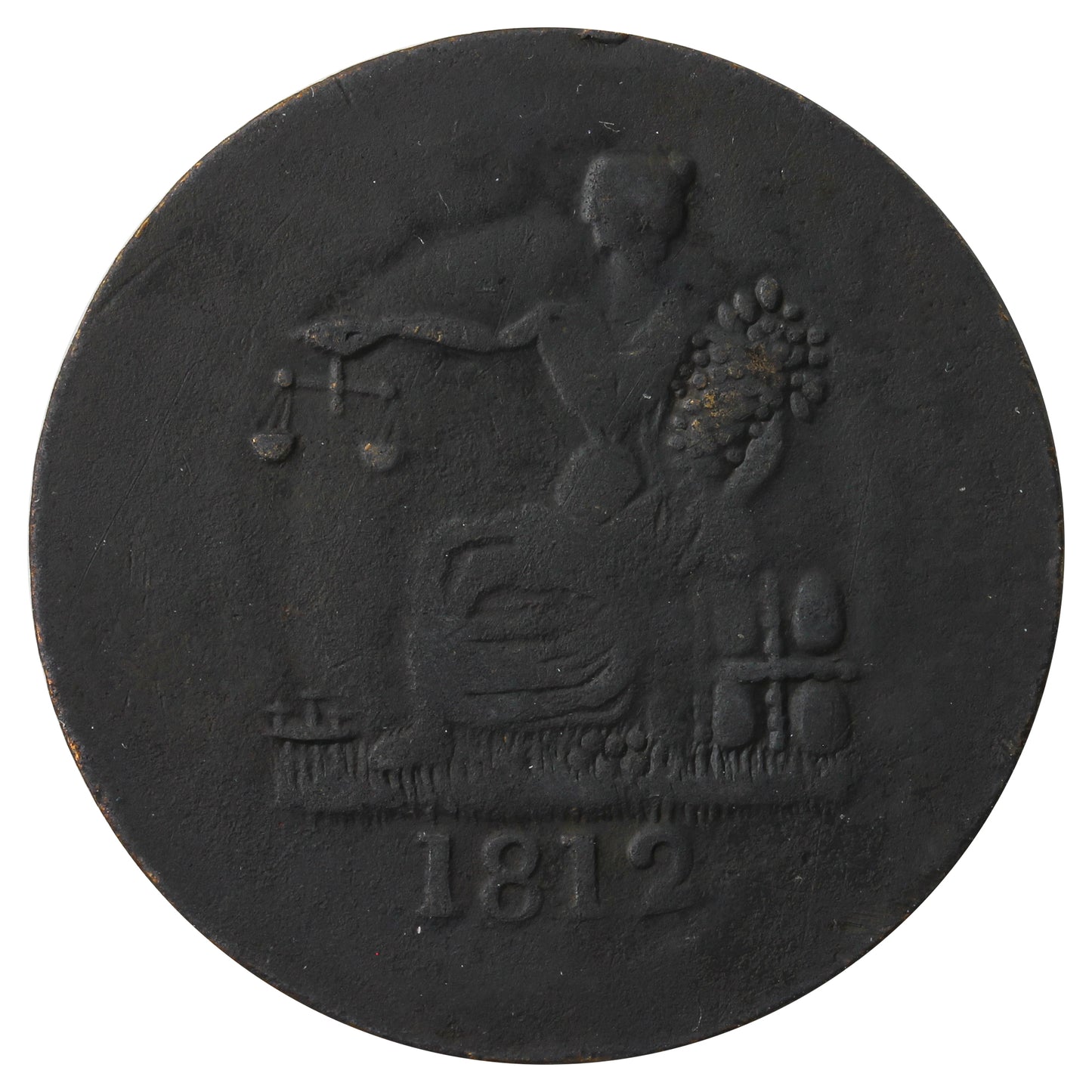 LC-48-17 1812 Lower Canada Tiffin Token EF-AU (EF-45) $