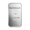 Scotiabank 1oz 999.0 Silver Bar w Logo Back (No Tax) Issues