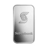 Scotiabank 1oz 999.0 Silver Bar w Logo Back (No Tax) Issues