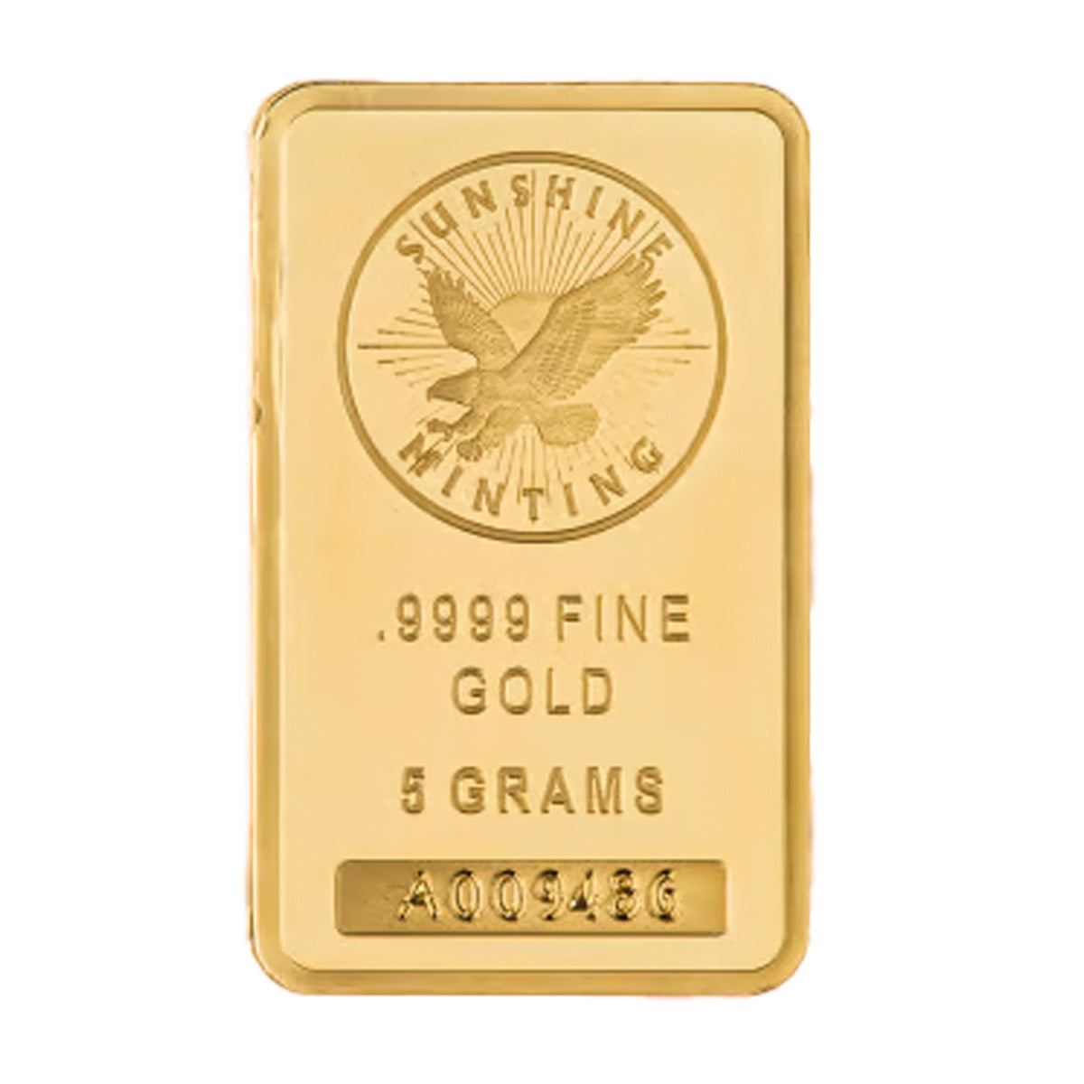 Sunshine Mint 5g .999 Gold Bar in Original Package (No Tax)