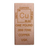 Elemental 1 Pound .999 Fine Copper Bar