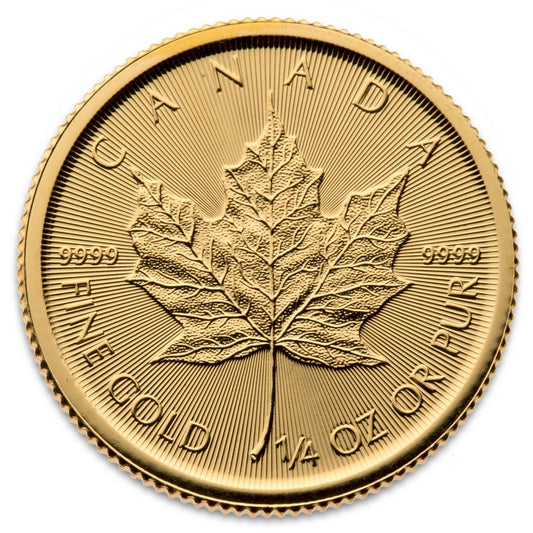 SALE! Random Date 1/4oz $10 Canada Gold  Maple Leaf (TAX Exempt)