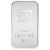 TD Bank 1oz .999 Silver Bar (No Tax) Scratches/Light Toning