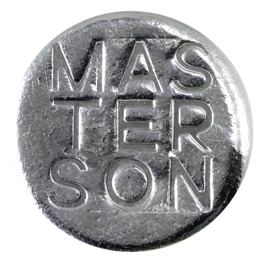 Masterson (Beaver Bullion) 1oz. .999 Silver Button (No Tax)