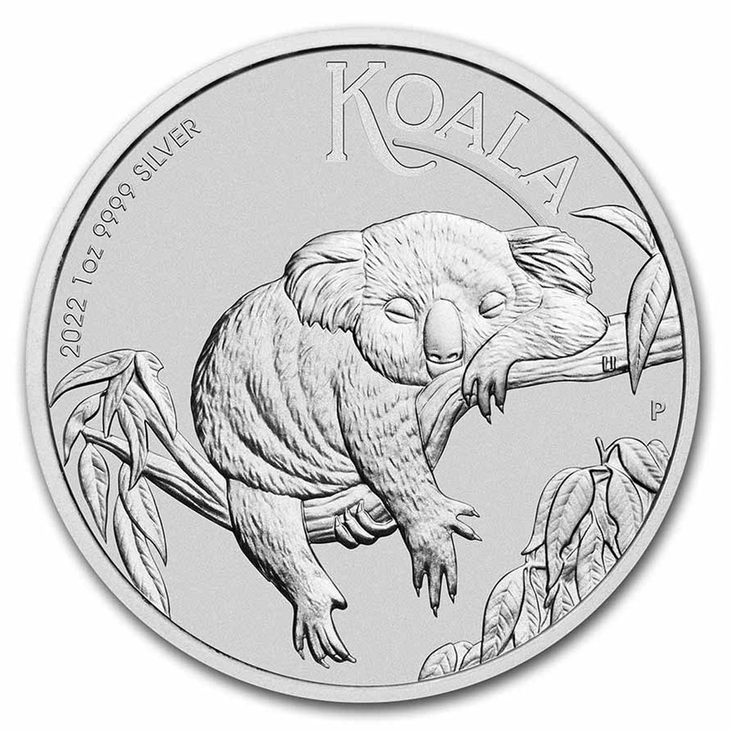 2022 Australia $1 Koala 1oz. .9999 Fine Silver Coin (No Tax)