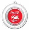 SALE! Coca-Cola® Colourized Santa Ornament 1oz .999 Silver Round (No Tax)