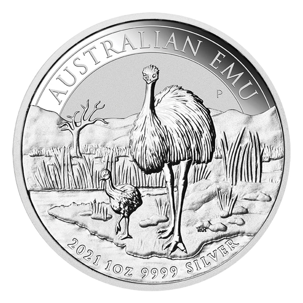 2021 Australia $1 Emu 1oz. .999 Silver Coin (No Tax) - Issues