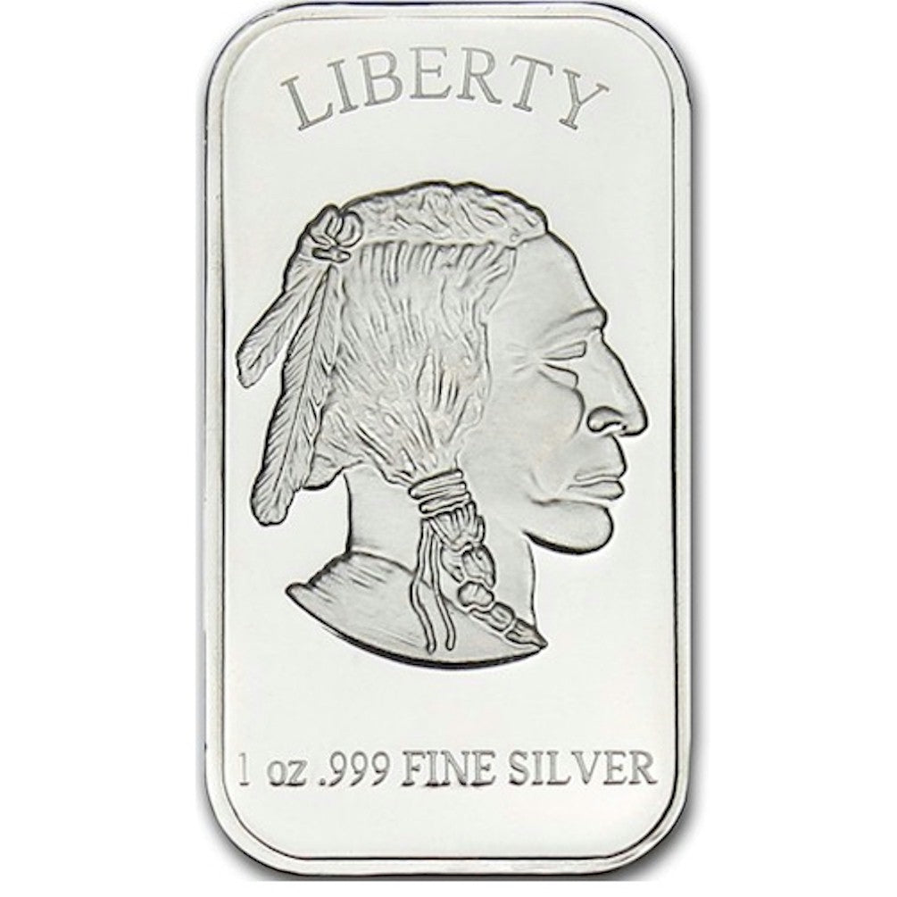 United States Buffalo Bar (Silvertowne) 1oz. .999 Silver (TAX Exempt)