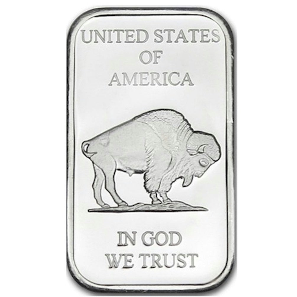 United States Buffalo Bar (Silvertowne) 1oz. .999 Silver (TAX Exempt)