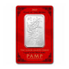 PAMP (2025) Lunar Legend Series: White Snake 1oz .999 Silver Bar (No Tax)