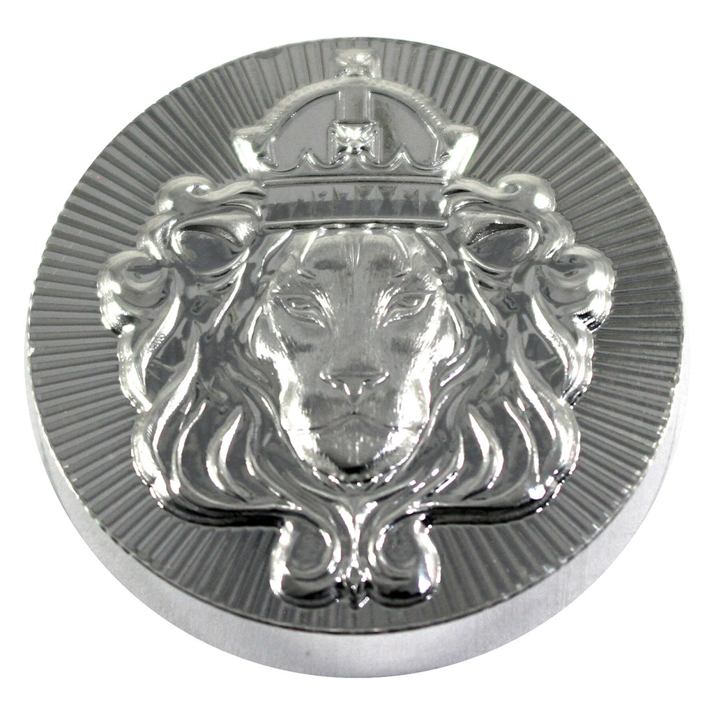 Scottsdale Mint Lion 100 gram .999 Fine Silver Stacker Round (No Tax) Lightly toned