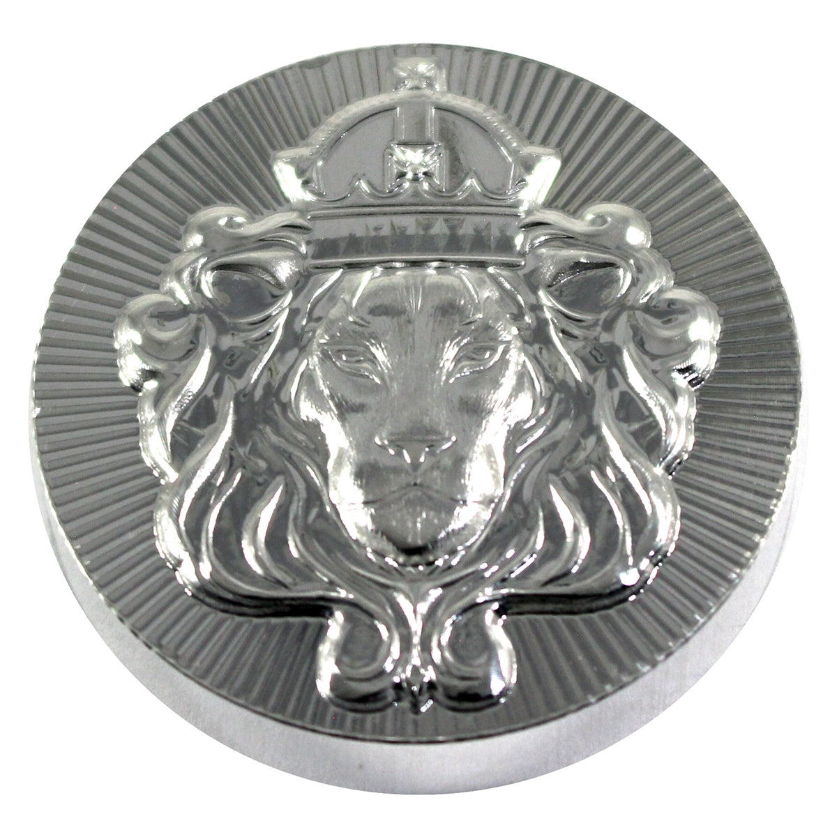 Scottsdale Mint Lion 100 gram .999 Fine Silver Stacker Round (No Tax) Lightly toned