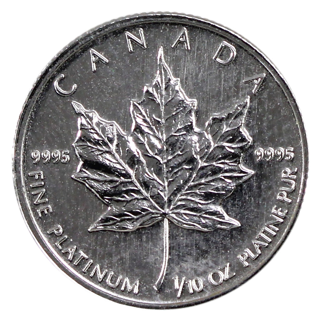 1993 Canada $5 1/10oz. .9995 Platinum Maple Leaf (No Tax) Issues